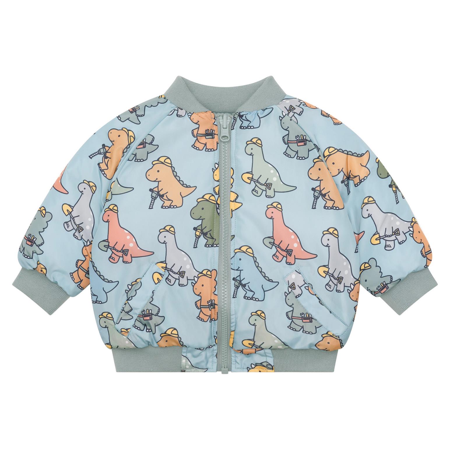 Huxbaby Construction Dinos Reversible Bomber 3-5Y